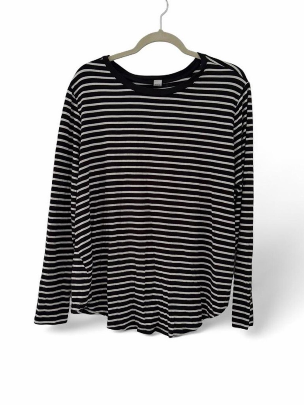 Old Navy Black and White Striped Top